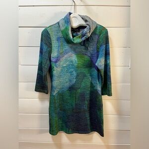 CLAIRE DESJARDINS – Artistic Cowl Neck Top (S)